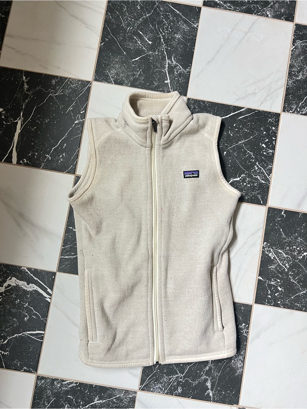 VTG Patagonia Women’s Cream Zip-Up Fleece Vest